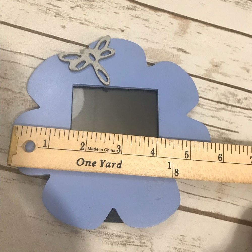 Flower Dragonfly Picture Photo Frame - Picture 2 of 10